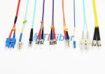 MU MTRJ Single Mode Patch Cord / Duplex Multimode Fiber Optic Cable