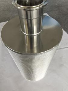 Quality 304 316 SS Shaped Filter For Petroleum And Petrochemical Separation Process Media wholesale