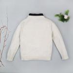 Children's fake-shirt faux shirt Collar neck long sleeve girls full needle Kid