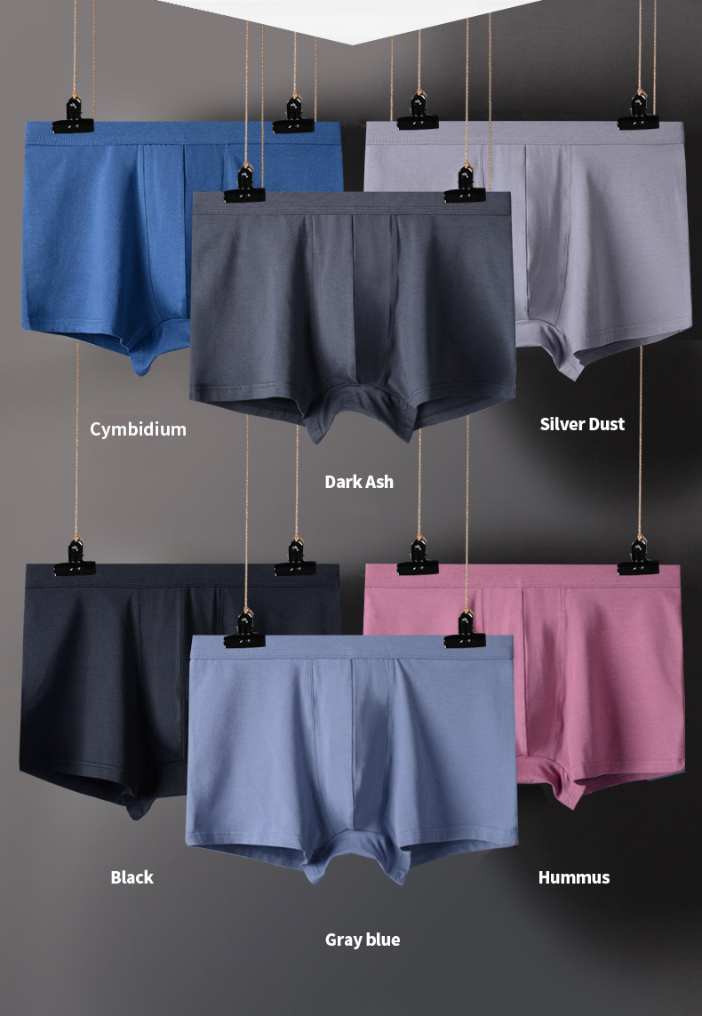 L-6XL Plus Size Male Underwear Cotton High Elasticity Modal Men Underwear