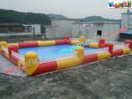 PVC Tarpaulin Inflatable Water Pools , Water Ball Pool Water-Proof