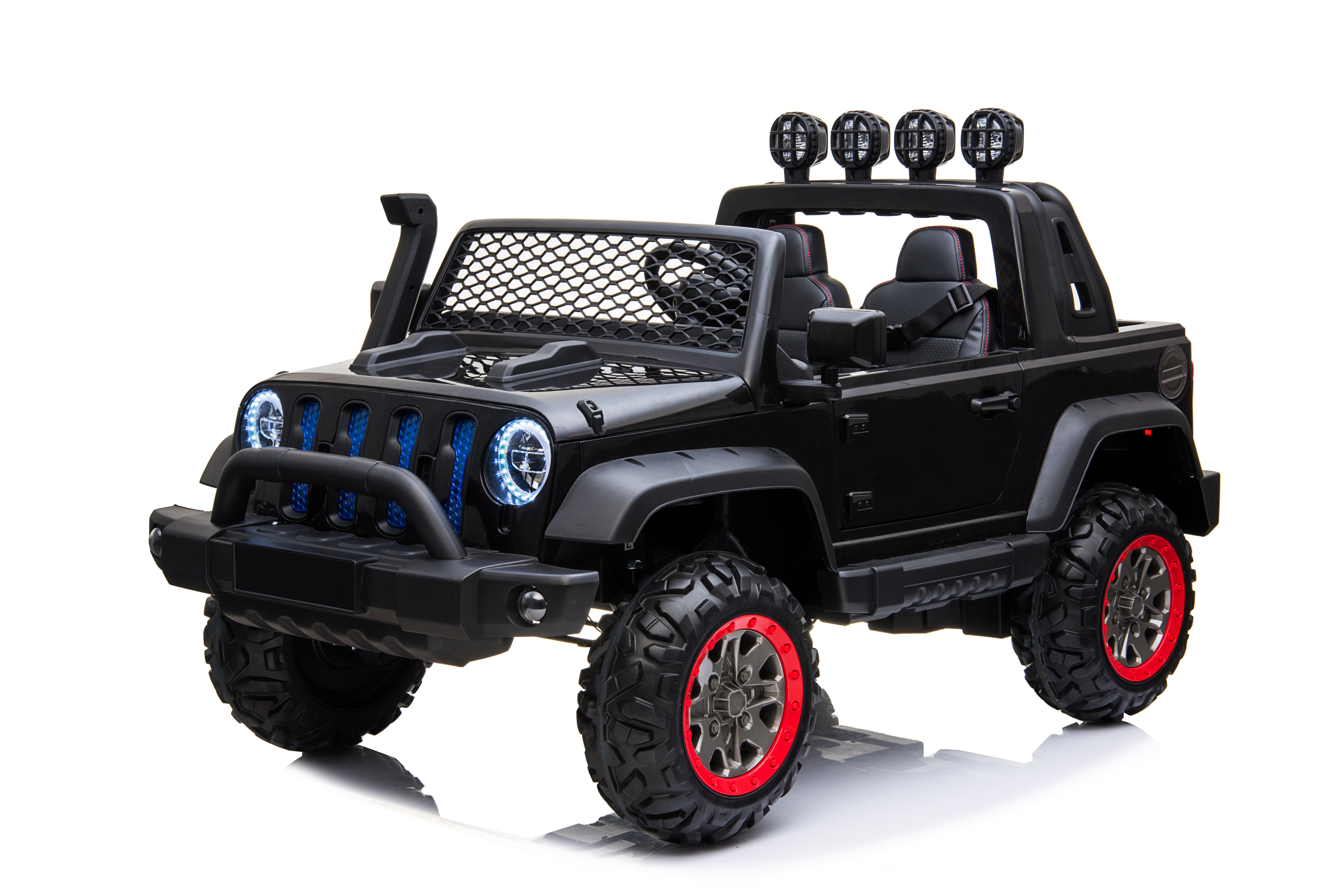 Remote Control and Led Light 4 Wheels Electric UTV 24v Ride On Car for Kids by Plastic