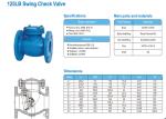 125LB Swing Check Valve Flange Type