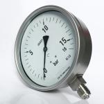 6 Inches Dial 16 bar Manometer 316 SS Tube/Socket All Stainless Steel Pressure