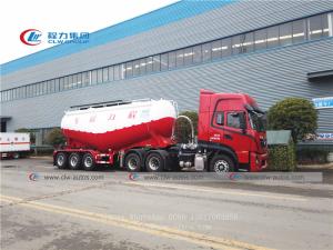 Quality 27.5cbm Carbon Steel Tanker 3 Axle Semi Trailer With Truck Head wholesale