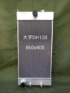 Quality Daewoo DH120/DX120 Excavator Radiator Water Tank Assembly wholesale