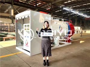 Quality 5 Ton 10m3 Skid Mounted LPG Gas Refilling Plant wholesale