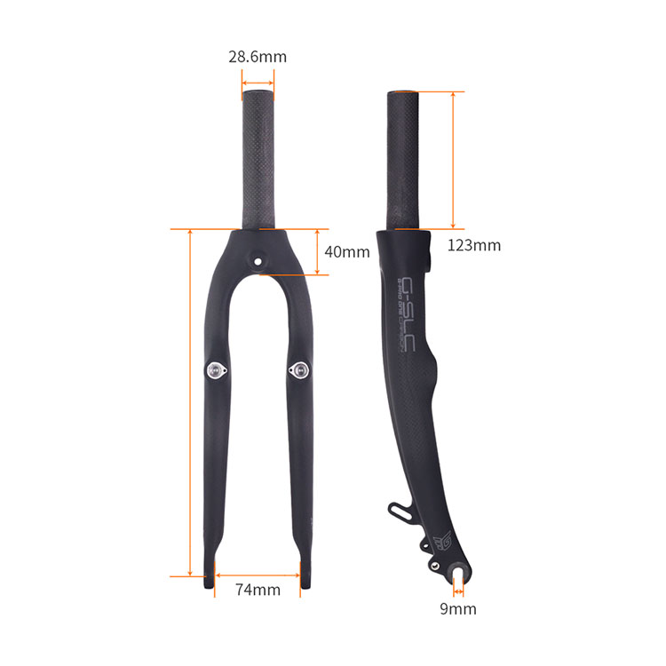 20 Inch Folding Bike Full Carbon Fiber Front Fork 406 C Clip V Brake SP8 451 Crius