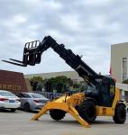 7Ton Articulating Telescopic Handler Forklift with Rotator and Diesel Power