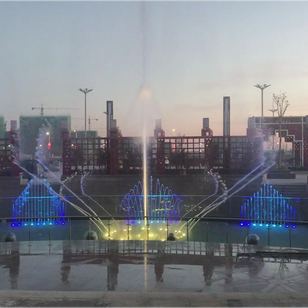 Colorful Light Decorative Program Control Dancing Water Fountain