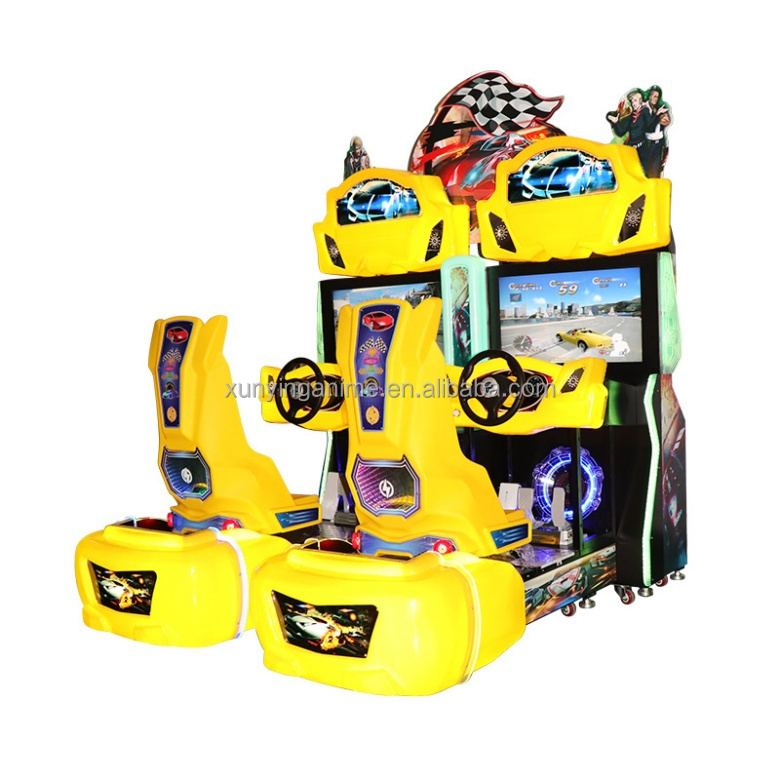 Car Ride Racing Arcade Machine Simulator GP Motor 42'' LCD screen