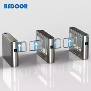 Quality Half Height 1s Opening Swing Barrier Turnstile RFID card Access Controller wholesale