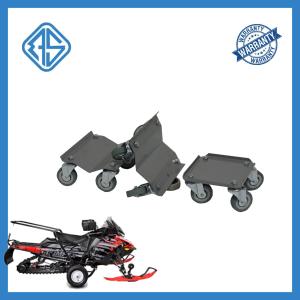 Quality Big Red Ski Snowmobile Wheel Dollies Load 1500 Pounds Painted Steel wholesale