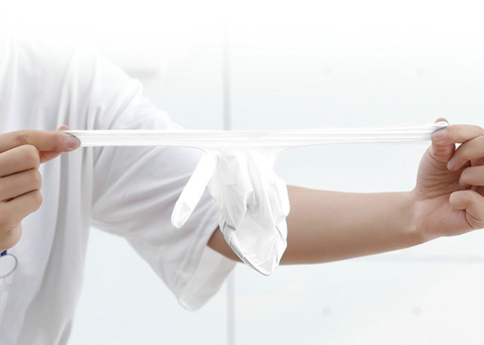 Medical Disposable Nitrile Chemical Resistant Gloves Customized Size