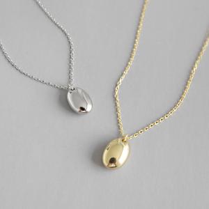 Quality 925 Sterling Silver Gold Plated Bead Charm Pendant Chain Necklace wholesale
