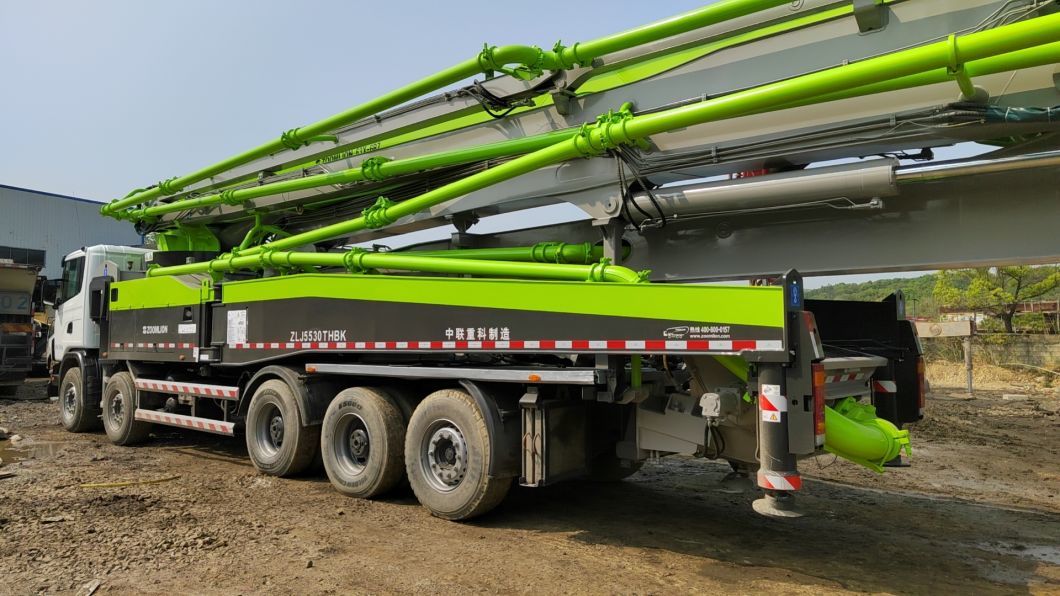 Top Renovated Condition 2014 Zoomlion 63m Beton Pump Truck Mounted Pump Concrete Pump on Sale at Promotion Price