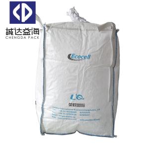 Quality Plastic Packaging Recycled Jumbo Bag Duffle Top Spout Bottom Seam Side Loops wholesale