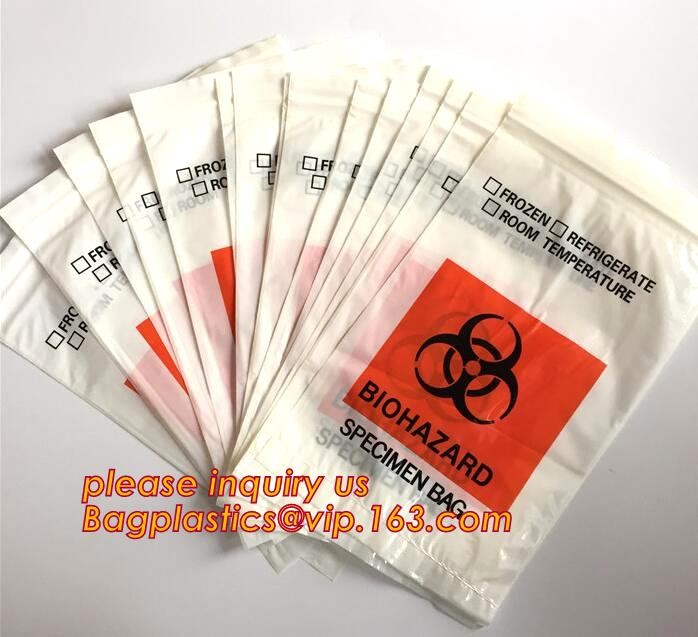 Custom printed LDPE medical Zip lockk pills medicine zipper resealable small plastic bag, medical grade clear plastic zipp
