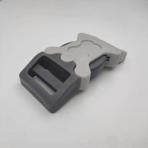 Quality Nickel Colored Plastic Side Release Buckle White Gray 25mm Plastic Buckles wholesale
