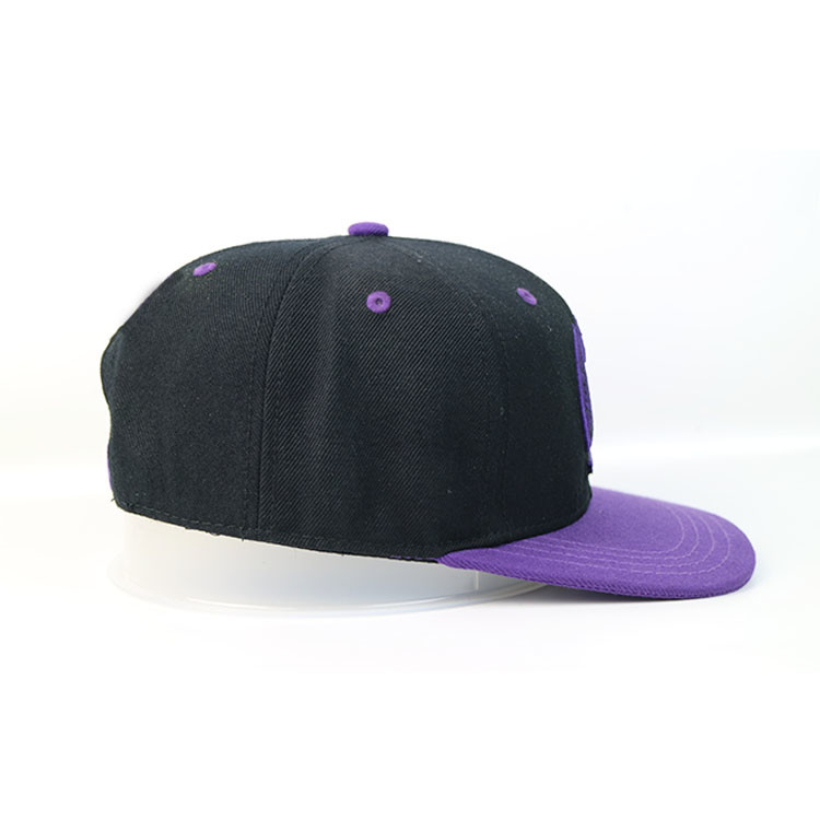 5 Panel High Crown Snapback Hats Custom Logo Flat Brim Hip - Hop Cap Bsci
