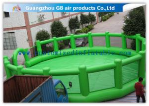 Quality Green Round Inflatable Sports Games / Inflatable Baseball Field for Outdoor Events wholesale