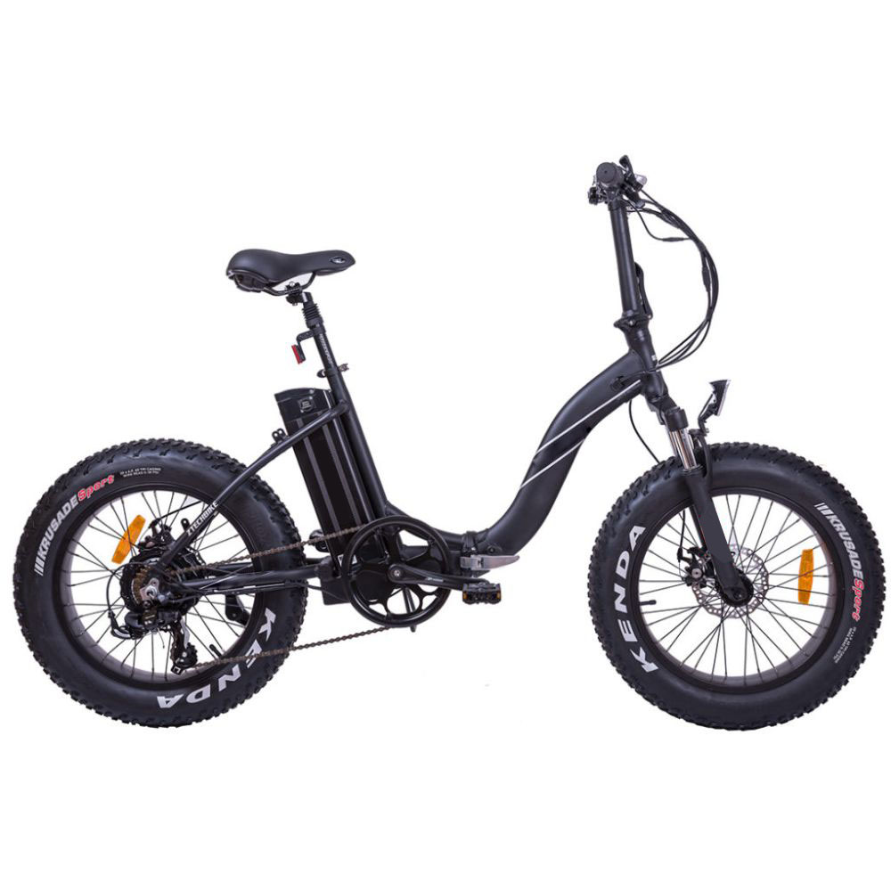 Customized 36v 500w Power Supply 20" Foldable Electric Bike with 7 Speeds and Fat Tyre