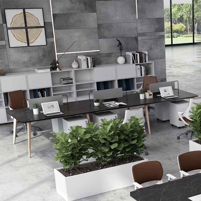 Modern Staff Wooden Executive Desk Cubicle Office Workstation Combination Desk