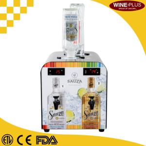 Quality Double Tank Liquor Bottle Shot Dispenser Compressor Cooled For Bars / Restaurants wholesale