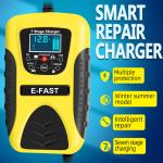 high quality 7 Segment Multibattery Mode 12V12AH Lead Acid Battery Charger Car