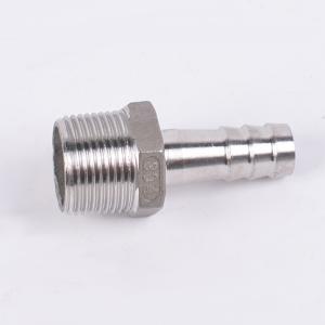 Quality Silver RTS Stainless Steel 201 304 Pipe Fittings Hex Nipple Hose Nipple for Domestic wholesale