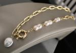 High Quality Natural Baroque Irregular Freshwater Baroque Pearl Necklace Jewelry