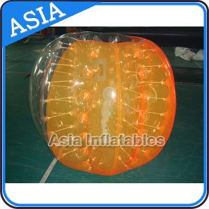 Quality 1.2m Children Buddy Bumper Ball 1.0mm Pvc Half Color For Sports Game wholesale