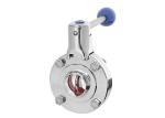DN150 DIN11851 Stainless Steel Sanitary Valves - SS304 DIN Butterfly Valve