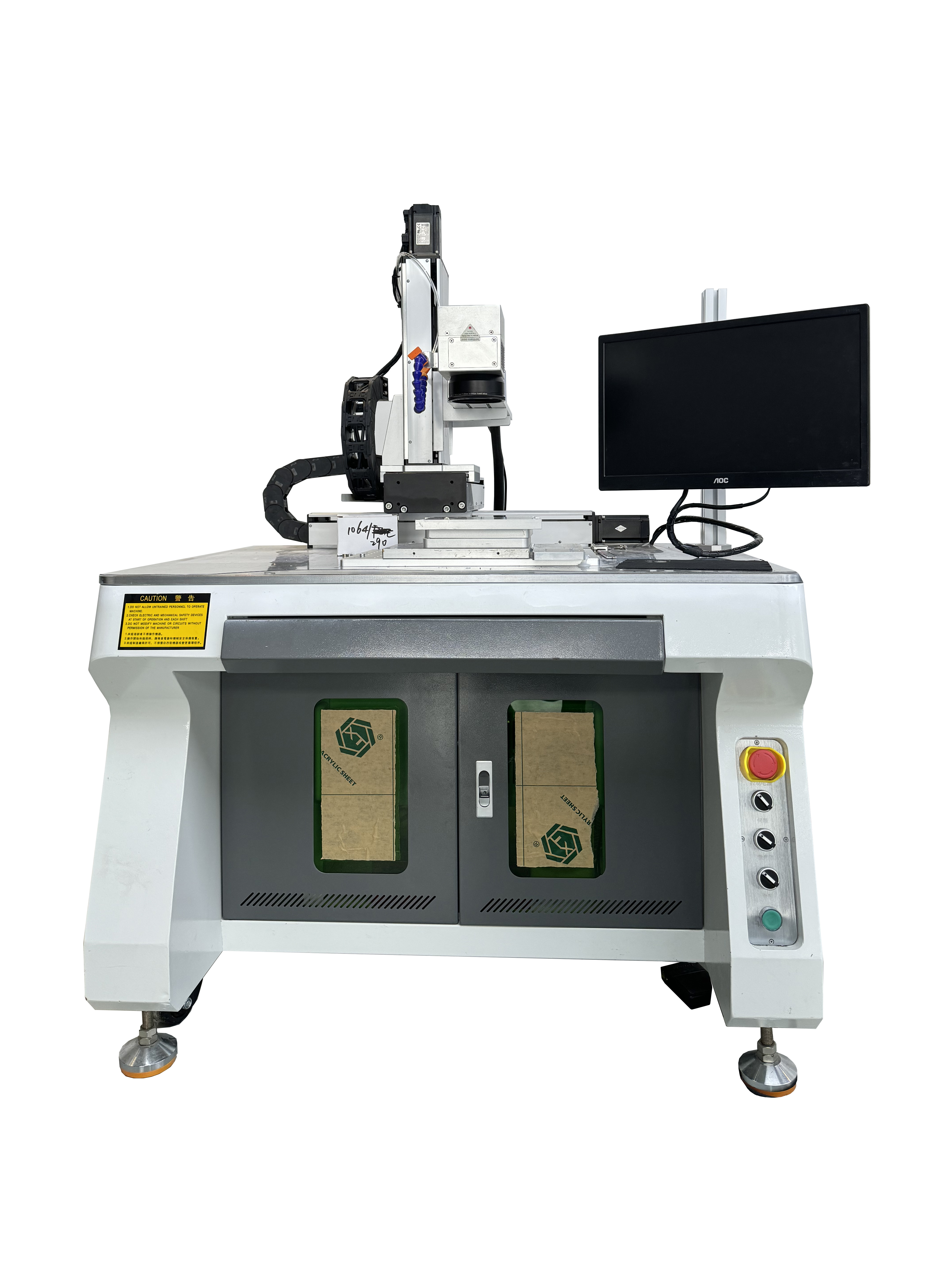 Customized Lithium Ion Batteries Sensor Seal Welding Uv Fiber Laser Engraver For Metal