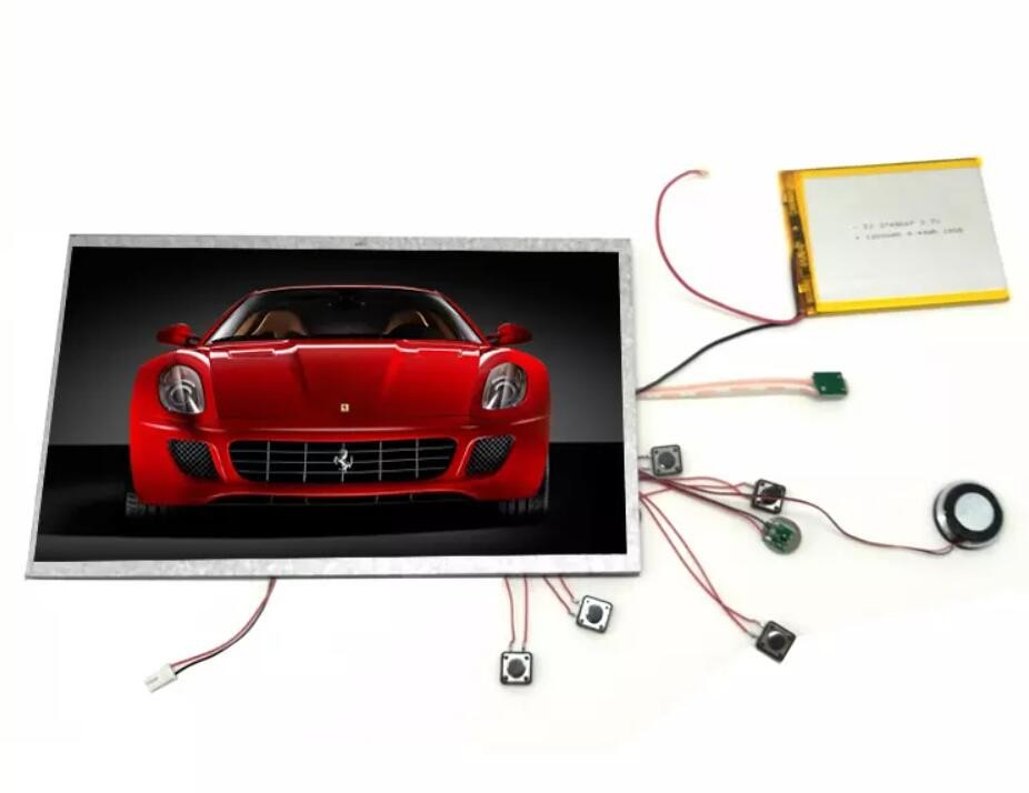 Media Player 2.4''4.3''5''7''10.1Inch Lcd Screen Sound Module Video Greeting Card Components Tft Module