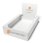Exhibition Display Stand Box Cardboard Paper Table Retractable Top Cardboard