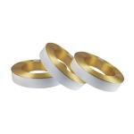 3d Channel Letter Coil Brush Gold Color 0.6MM Acrylic Aluminum Trim Cap