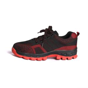 Quality Safe Comfortable Black Flyknit Protective Footwear With Anti-Slip wholesale