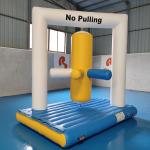 Customized Aqua Outdoor Water Trampoline Park TUV Approved 2.5m Depth