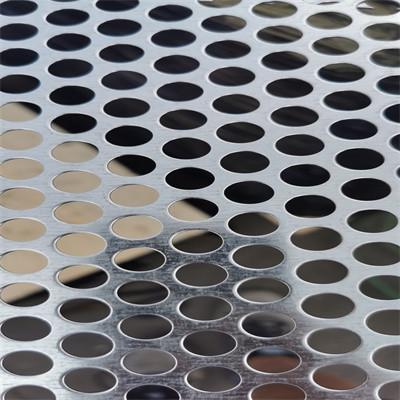 Diameter 3mm Distance 6mm Aluminum Perforated Sheet Stainless Steel Metal Mesh