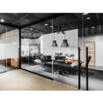 Sliding Office Glass Partition Wall Tempered Double glazed Walls Partitions