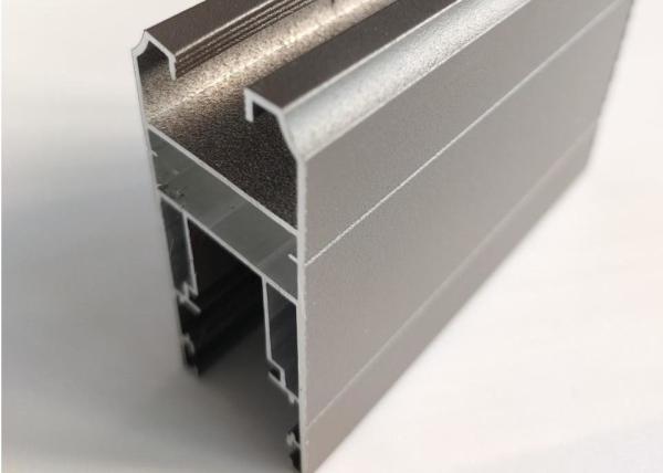 Anodized Aluminum Sliding Door Profile 6000 Series Corrosion Resistance