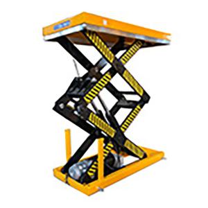 Quality 4000kg Double Scissor Hydraulic Lift Table Max Height 2050mm wholesale