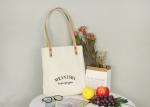 Canvas Letter Recyclable Tote Bag Large Capacity