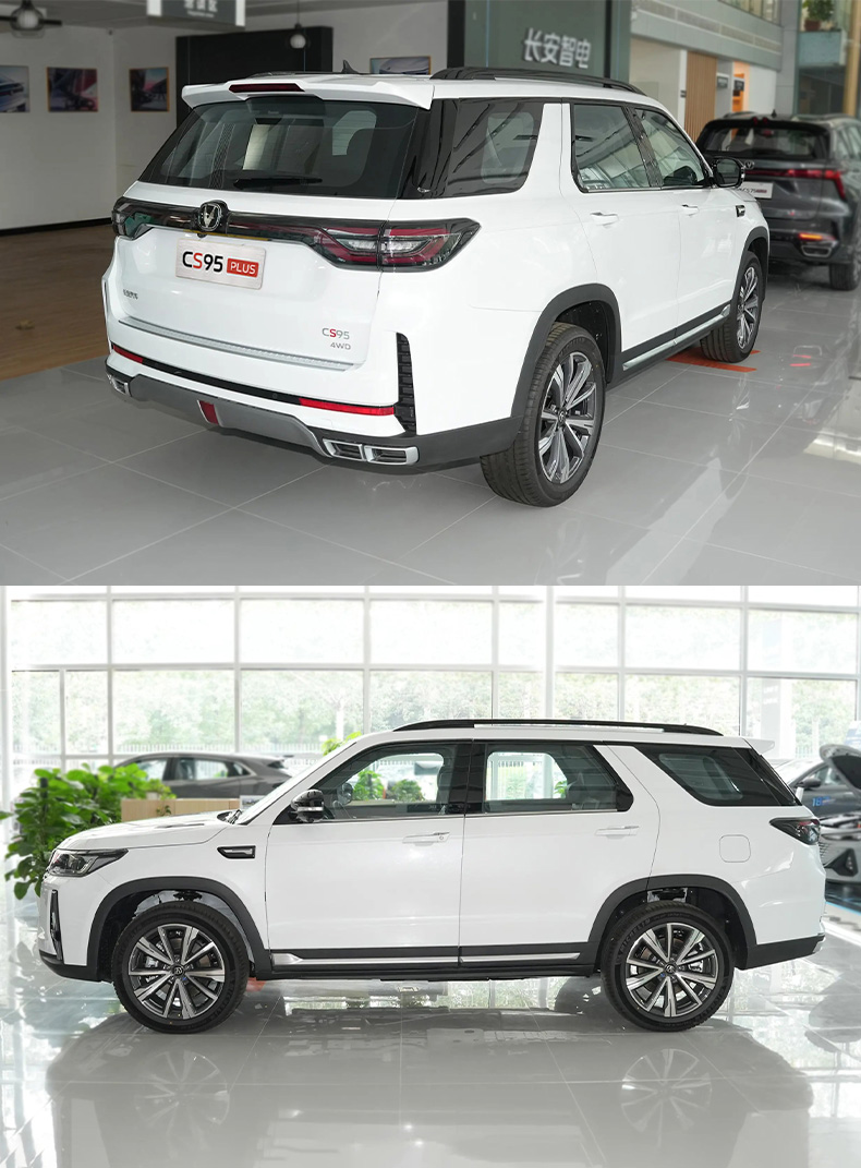 Luxury Design Changan CS95 PLUS Left Steering Two-wheel Drive Large SUV Maximum Power 150-200Ps Displacement 1.5-2.0L