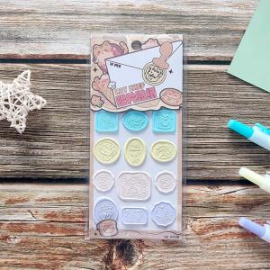 Quality Premade Seal Stamp Stickers UV Offset Printing Self Adhesive Sticker wholesale