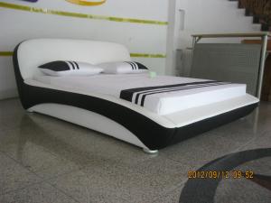 Quality bedroom furniture modern leather bed M16 wholesale