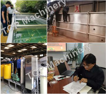 Lightweight Inward Screen Rotary Drum Filter for Small Industry Wooden Box CE ISO9001