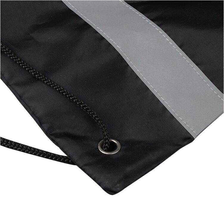Recycled Foldable Nylon Polyester Tote Bag with logos polyester shopping bag Custom advertising handle non woven bag PAC