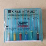 Stainless Steel Endo Rotary Files 25mm NiTi Root Canal Files